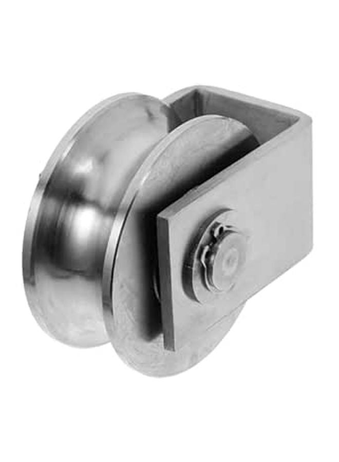Stainless Steel Bearing Pulley for Sliding Door Groove Fixed Wheel Easy Install Garage - Image 1