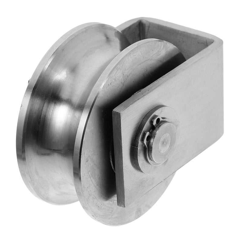 Stainless Steel Bearing Pulley for Sliding Door Groove Fixed Wheel Easy Install Garage - Image 2