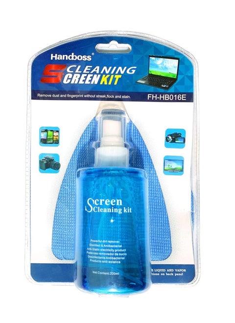 LCD Screen Cleaning Kit 200ml Clear