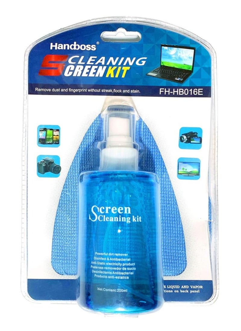 LCD Screen Cleaning Kit 200ml Clear