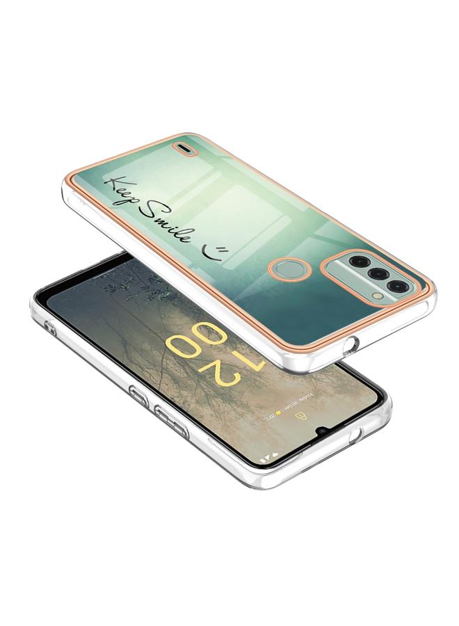 اس-توب جراب لهاتف Nokia C31 مطلي بالرخام الكهربائي مع غطاء IMD مزدوج الجوانب - Image 3