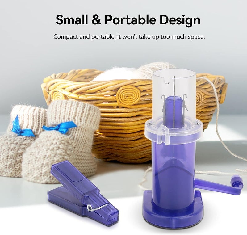 Suicune Suicune Embellish Knit Machine Manual Spool Knitter, Easy Operation, Strong Plastic, Portable, Light, DIY Craft Ornament with Wide Application - Image 5