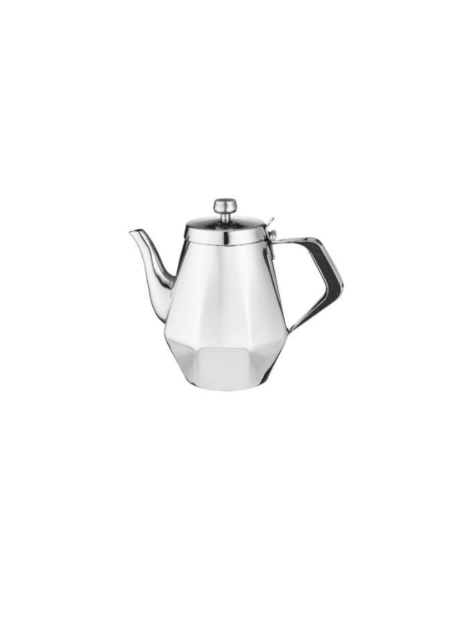 Squalo ☕ Premium stainless steel tea and coffee pot, multi-size (600ml, 0.91L, 1.36L) ✨ Elegant design and sophisticated shine add a touch of luxury to your everyday hospitality and special occasions 🌟 - Image 3