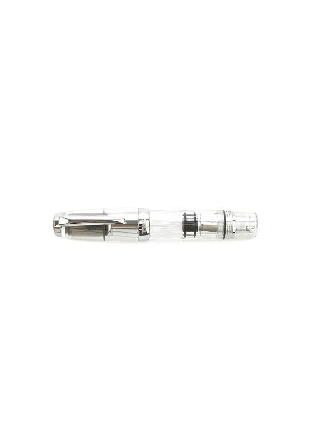 TWSBI Diamond Mini AL Silver Fountain Pen Stub1.1 nib - Image 5