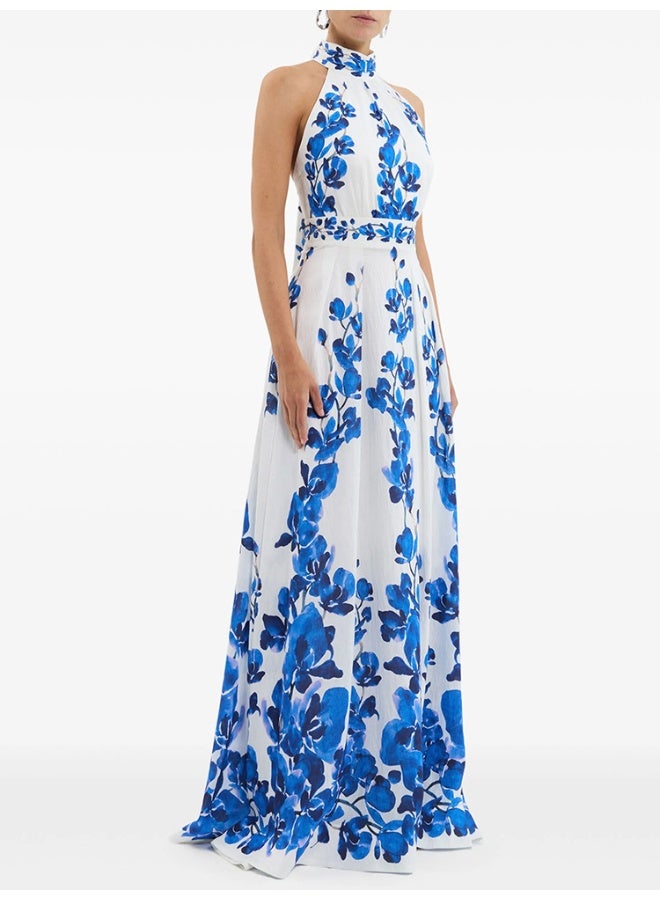 Loquat Fashion Printed Sleeveless Casual Vacation Maxi Dress  - Image 3