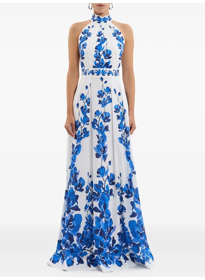 Loquat Fashion Printed Sleeveless Casual Vacation Maxi Dress  - Image 1