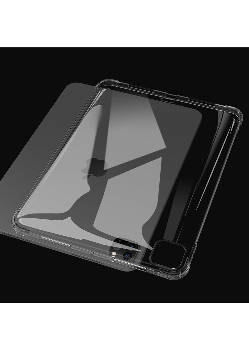 Soft TPU Protective Case for iPad Pro 13 Inch 2024 – Lightweight, Anti-Scratch, Shockproof, Clear - Image 4