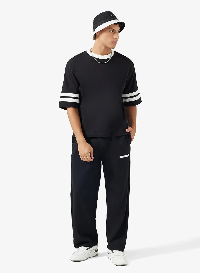 Seventy Five Basics Minimalist Stripe Relaxed Joggers