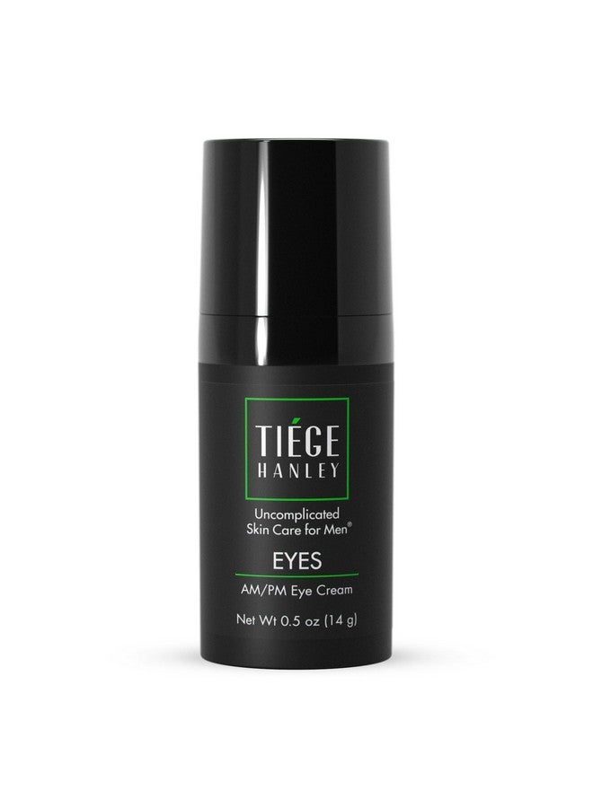 تييج هانلي كريم تحت العين للرجال للهالات السوداء، كريم العين للانتفاخات والحقائب تحت العينين، كريم مضاد للشيخوخة وتجاعيد العين والخطوط الدقيقة، كريم شد أكياس العين للرجال، 0.5 أونصة - Image 1