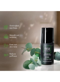 tiege hanley Mens Under Eye Cream For Dark Circles Eyes Eye Cream For Puffiness & Bags Under Eyes Firming Antiaging Eye Wrinkle & Fine Lines Cream Tightening Eye Bags Treatment For Men 0.5 Oz  - Image 4