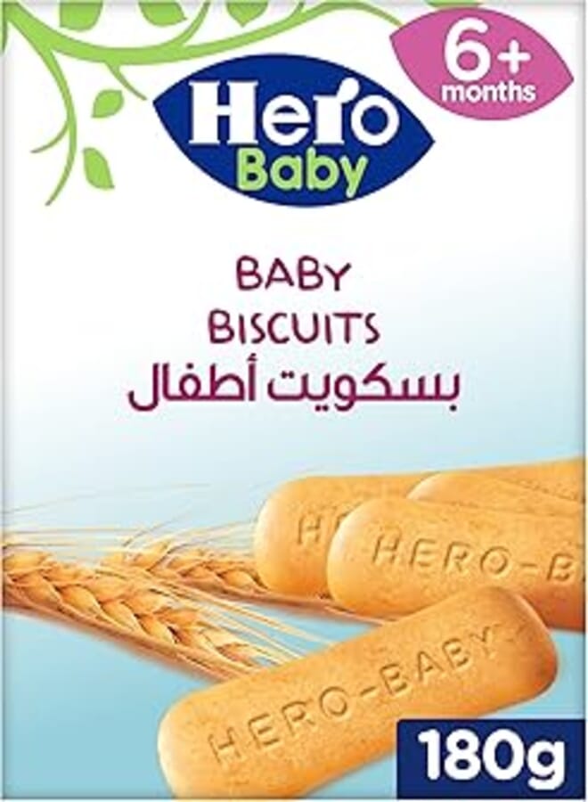 Hero Baby Hero Baby Teething Biscuits for 6 Months 