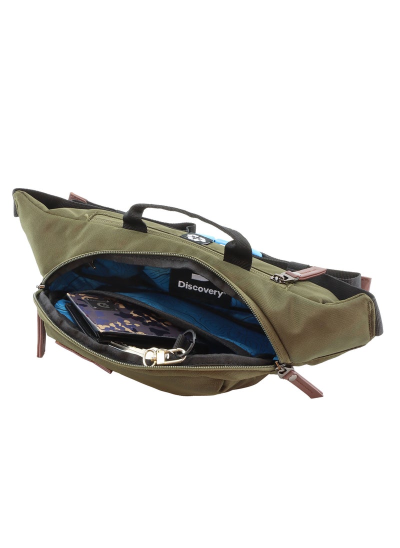 Discovery ICON  Waist Bag Khaki, Hip Bag With Adjustable Strap, RFID Pocket, Suitable For Travel, Outdoors, Gym, Hiking For Men And Women - pzsku/Z4988FD873453374C010DZ/45/_/1739532438/00ff2678-f10c-4c00-8345-0c2c2fffe73f
