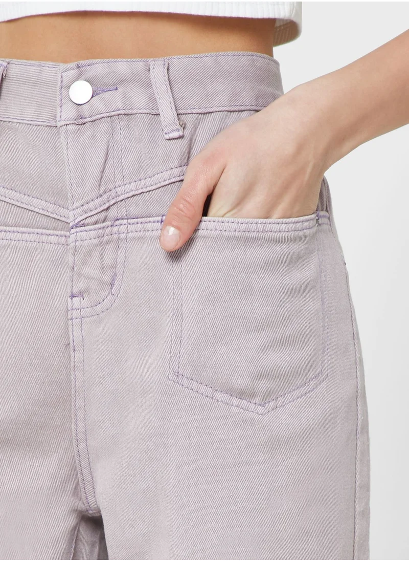 Ginger High Waist Straight Leg Jeans
