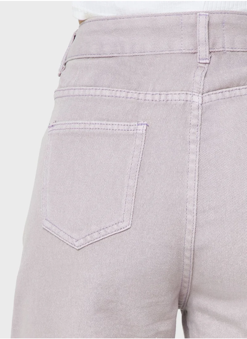 Ginger High Waist Straight Leg Jeans