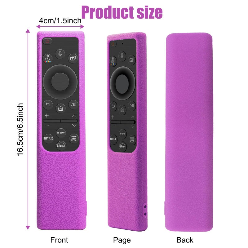 BE Beautiful Earth Silicone Remote Cover for Samsung Smart TV Solar Cell Remote 2021-2022 (2-Pack) - Glow-in-Dark Anti-Slip Protective Case | Compatible with BN59-01357/BN59-01385/BN59-01265A - Image 5