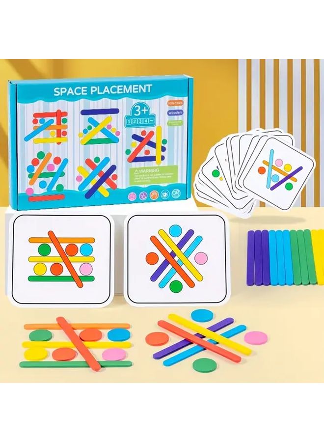 Match Sorting Construction Toys Educational Wooden Puzzle For Kids Logic Thinking Training - Image 4