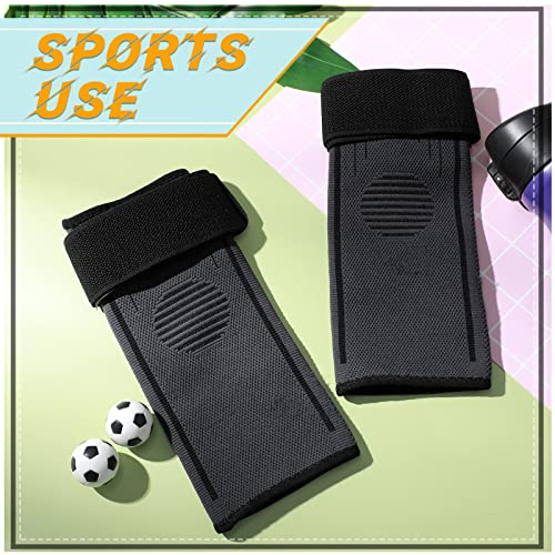 Tarpop 1 Pair Ankle Brace for Kids Compression Ankle Sleeves Adjustable Foot Support Brace Elastic Guard for Children Boys Girls Sports Running Jogging Dance Fitness Gymnastics(Black,X-Small) - Image 2