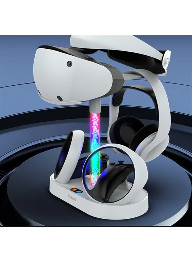 IPEGA PG-P5V001 RGB Light Charger for PS5 VR Headset Charging Display Stand Dual Controller Charging Station - Image 5