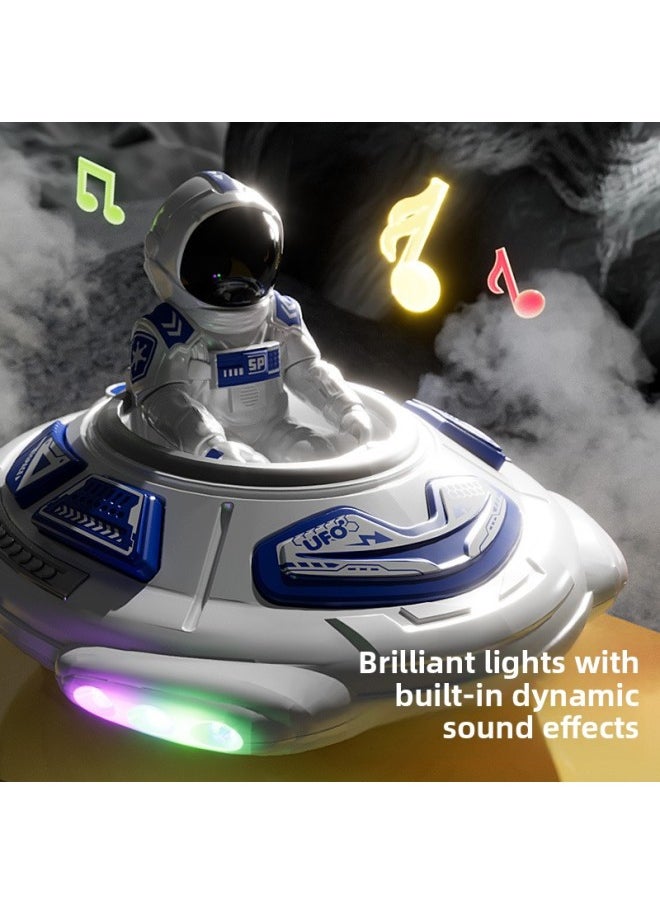 Generic Remote Control Car Boy Racing Drift Ejection Flying Saucer 2.4g Remote Control Battle Bumper Car Kidsren's Toys Wholesale-Color:Remote Control Spaceship Bumper Car [blue]-Proportion:Three Lithium Batteries  - Image 5