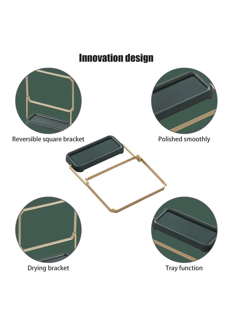 Kitchen Sink Strainer Holder,Multipurpose Food Residue Filter Basket,Leftover Soup Drain Rack,Waste Garbage Hanging Net Bracket,Washing Vegetable Fruit Dry Pouch,50pcs Replacement Disposable Mesh Bag  - Image 3