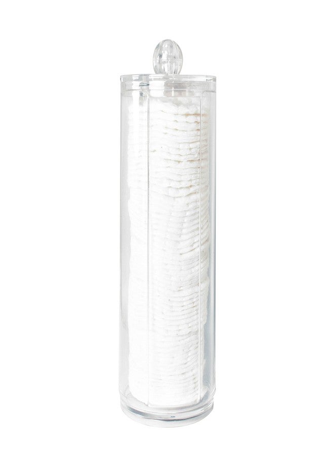 Super Z Outlet Cosmetic Cotton Pad Rounds Holder Makeup Removers Clear Acrylic Organizer Storage Display Rack - Image 2