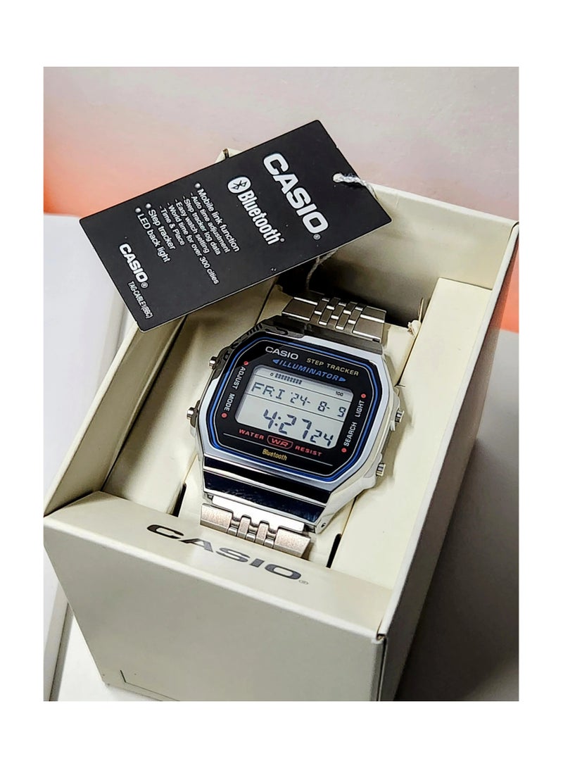 Casio ABL-100WE-1B Digital Vintage Watch Step Count - Image 2