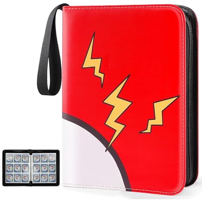 Pokemon SCRAPBOOK FOR POKEMON 900 CARDS, LARGE TRADING CARDS ALBUM CARDS BOOK 9 POCKET, PU PORTABLE WATERPROOF COLLECTOR'S BOOK - Image 2