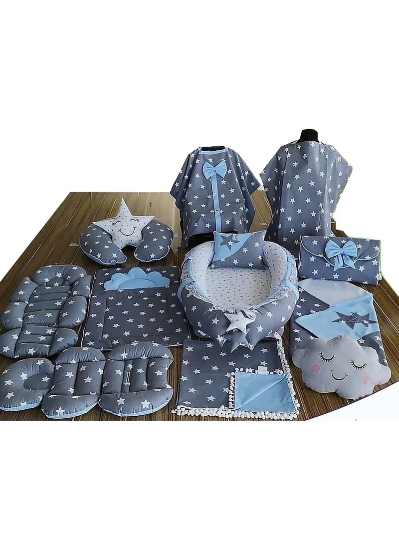 Ebabynest Bigstar Series Gray Blue Set of 15