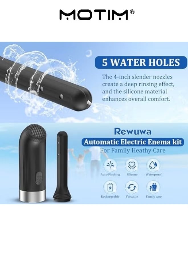 موتيم بيديت كهربائي محمول مزود بـ 3 سرعات للري الأوتوماتيكي مع بخاخ شطاف محمول باليد للنظافة الشخصية مثالي للاستخدام المنزلي المكتبي والخارجي - Image 3