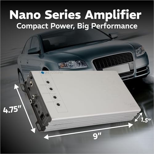 SOUNDSTREAM مضخم الصوت SOUNDSTREAM Picasso Nano PN1.3000DX أحادي القناة من فئة D – مضخم رقمي مدمج بقوة 3000 واط مع تحكم سلكي في الجهير ومدخلات عالية المستوى لمكبرات الصوت والساب ووفرز. - Image 5