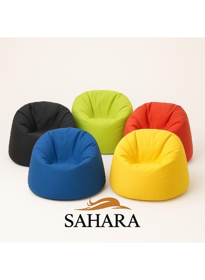 SaharaEG Comfortable & Stylish Bean Bag water proof – 90×70 cm – Ergonomic Floor Seating for Teens & Adults | Perfect for Home, Living Room, or Gaming – Great for Bringing Family & Friends Together - Image 3