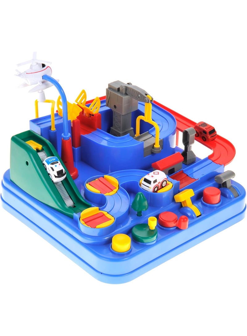 Children's Race Track Toys, Car Toys Suitable For Boys And Girls Aged 3+, Toddler Car Adventure Toys, Children's Educational Games, Suitable As Gifts For Birthdays, Eid al-Fitr,Ramadan And Other Festivals - Image 1