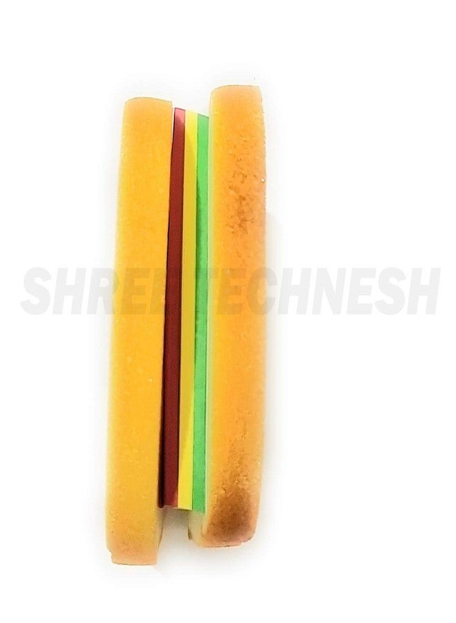 SHREE TECHNESH® Exclusive Bread Sandwich Shape Diary Memo Pad with Lipstick Shape Pen for Girls, Unique Mini Diary Notepad, Pocket Size (Bread Sandwich) - Image 3