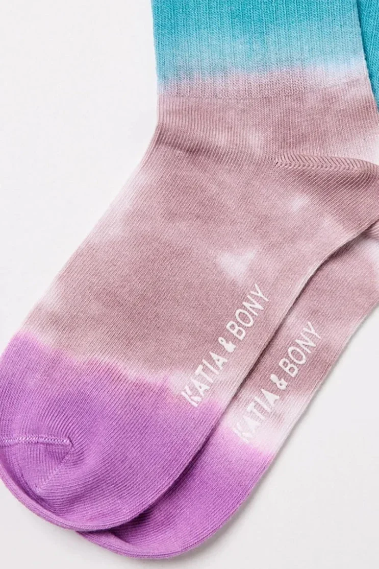 Katia&Bony Tie-Dye Socks - Purple