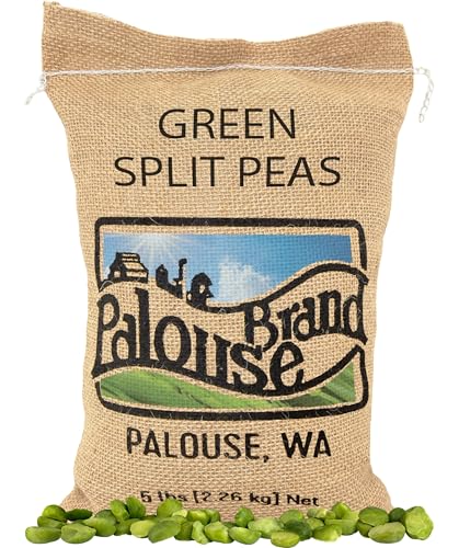 Palouse Brand Certified Glyphosate Residue Free Green Split Peas  5 lb  NonGMO  Kosher - Image 1