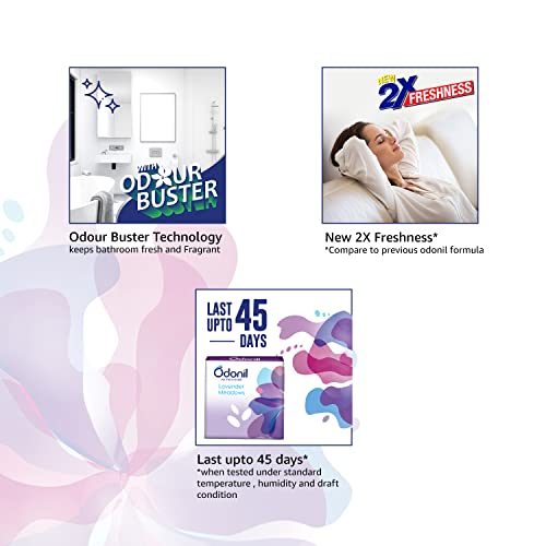 Odonil Bathroom Air Freshener Blocks Mixed Fragrances - 192g (48g, Pack of 4) - Image 4