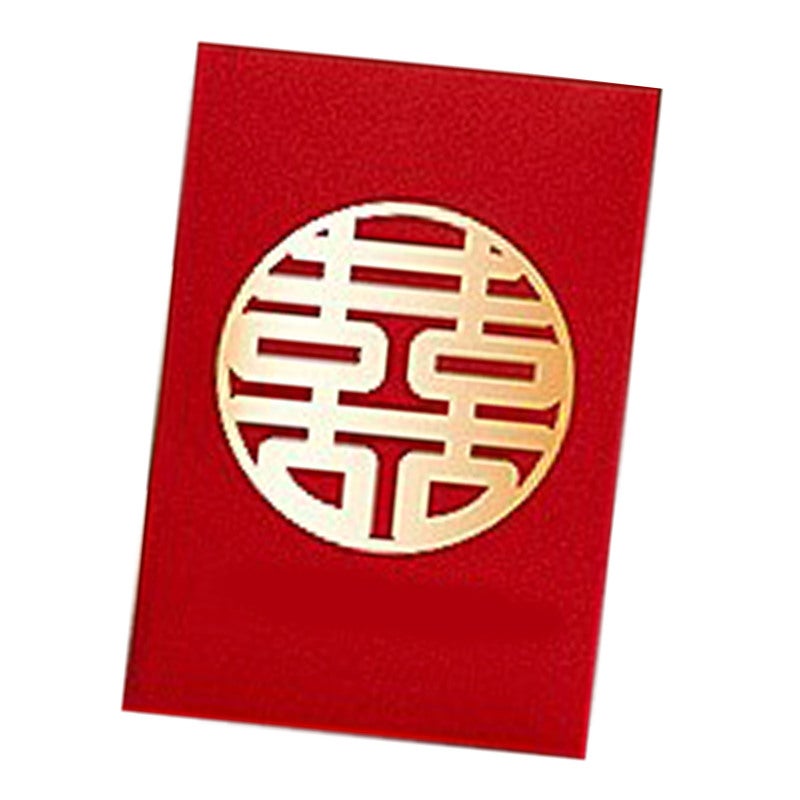 Chinese Red Envelopes 9cm x 9cm Thick Durable - Good Luck Hongbao Lucky Money Packets for Lunar New Year Weddings - Image 3
