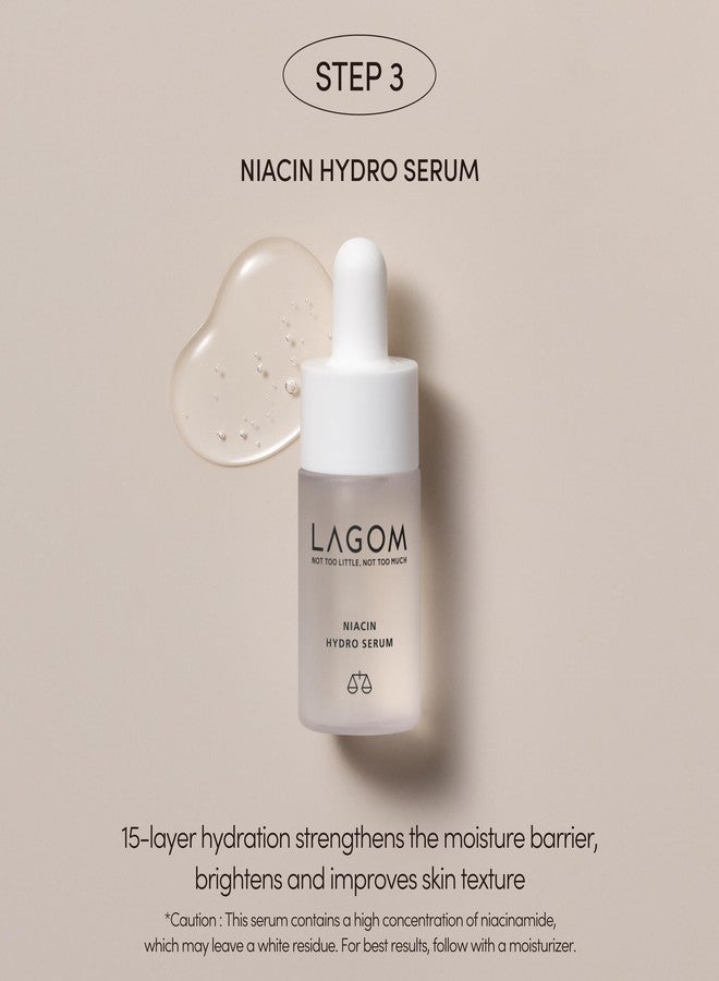 LAGOM Mini 5-Step Travel Kit | Daily Cleansing Skincare Kit, Gel to Water, Micro Foam Cleanser, Niacin Serum, Deep Moisture Cream, Korean Skin Care Trial Kit - Image 5