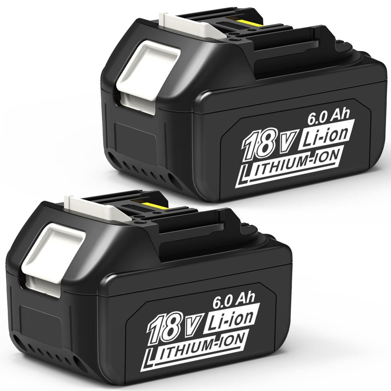 Chaunven 6.0Ah Battery Replacement For Makita 18V Battery Compatible With 18 Volt Bl1860B Bl1850B Bl1840B Bl1830B Bl1815B Batteries - Image 1