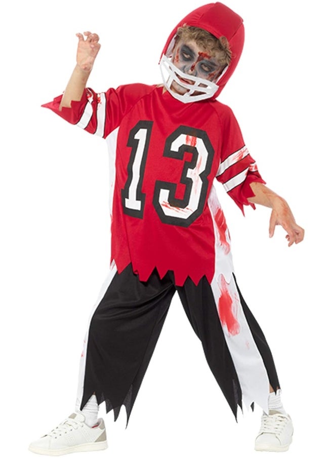 RUBIE'S زي لاعب كرة القدم الزومبي للأطفال-84597-L-7-8 سنوات-أحمر  - Image 2