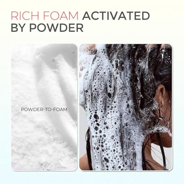 TYMO شامبو TYMO المنظف للنساء والرجال، مسحوق شامبو بصيغة طبيعية لتنظيف عميق، يغذي، لجميع أنواع الشعر، خالي من الكبريتات، يغسل الشعر بالماء، 3.5 أونصة، مكثف ومصلح - زيت الأركان - Image 2