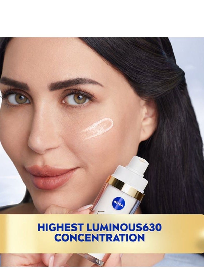 Nivea Luminous 630 Even Glow Concentrated Face Serum Clear 30ml - Image 3