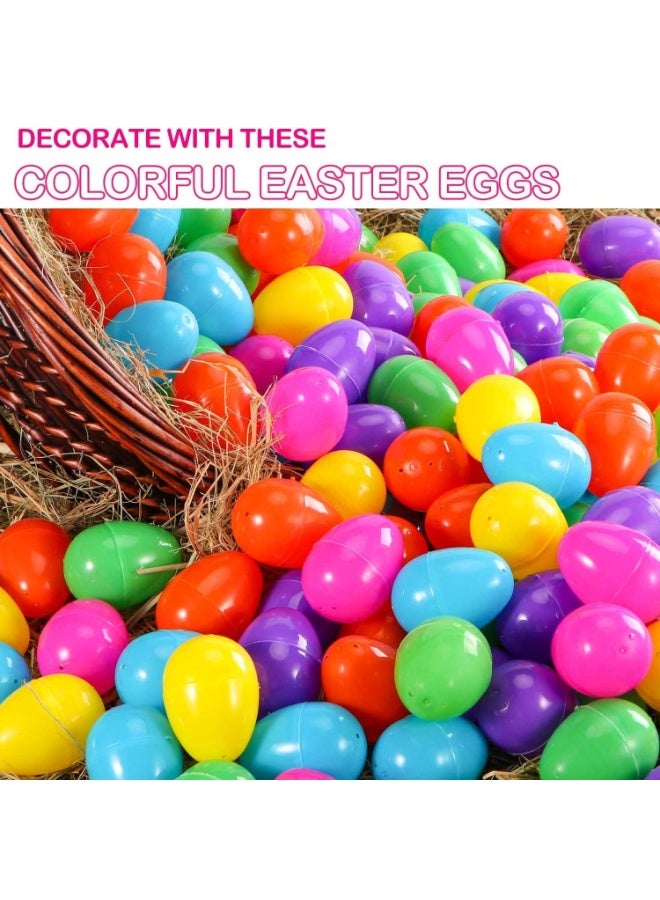 fantasize 50pcs  Eggs, 2.4 Inch Plastic Eggs Fillable Candy Party Themed Gift Fillers Decoration Classroom Reward Gifts - Image 5