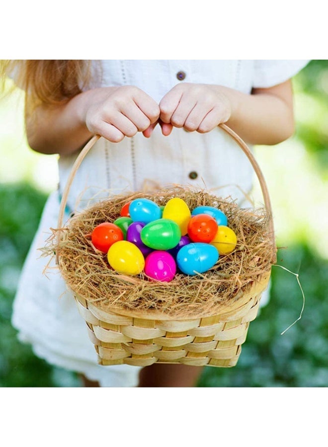 fantasize 50pcs  Eggs, 2.4 Inch Plastic Eggs Fillable Candy Party Themed Gift Fillers Decoration Classroom Reward Gifts - Image 2