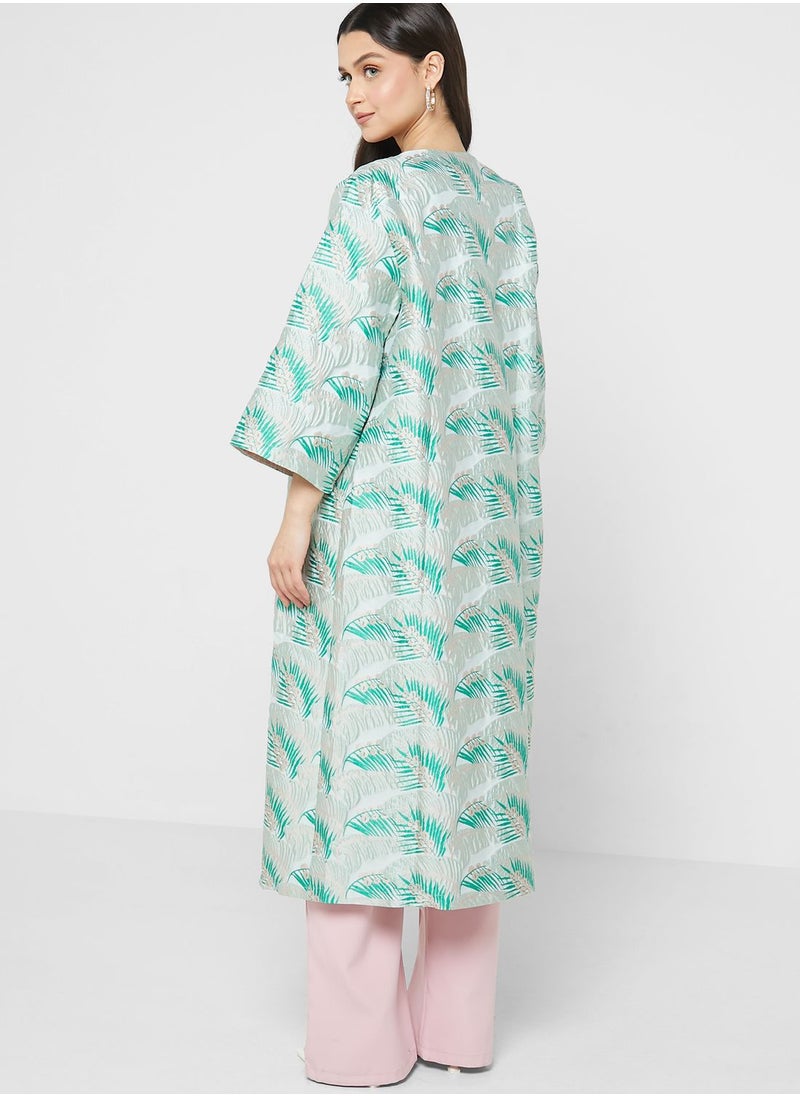 VERO MODA - Printed Knitted Kimono - Image 1
