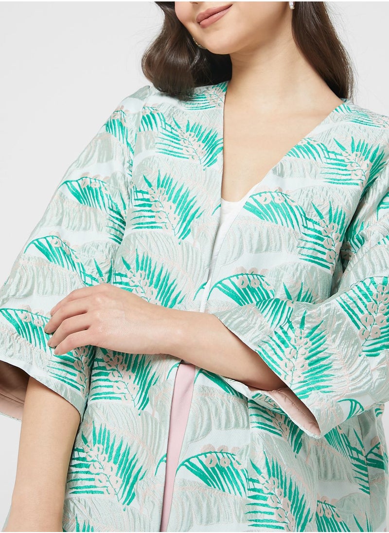 VERO MODA - Printed Knitted Kimono - Image 1