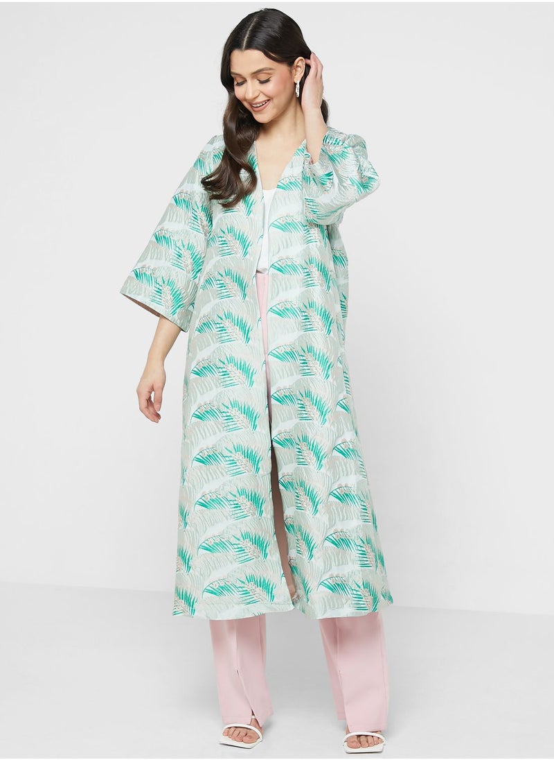 VERO MODA - Printed Knitted Kimono - Image 1