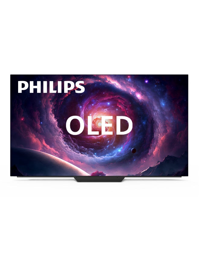 Philips 77-inch Premium OLED Google TV With Dolby Vision And Dolby Atomos 77OLED720/79 Black - Image 1