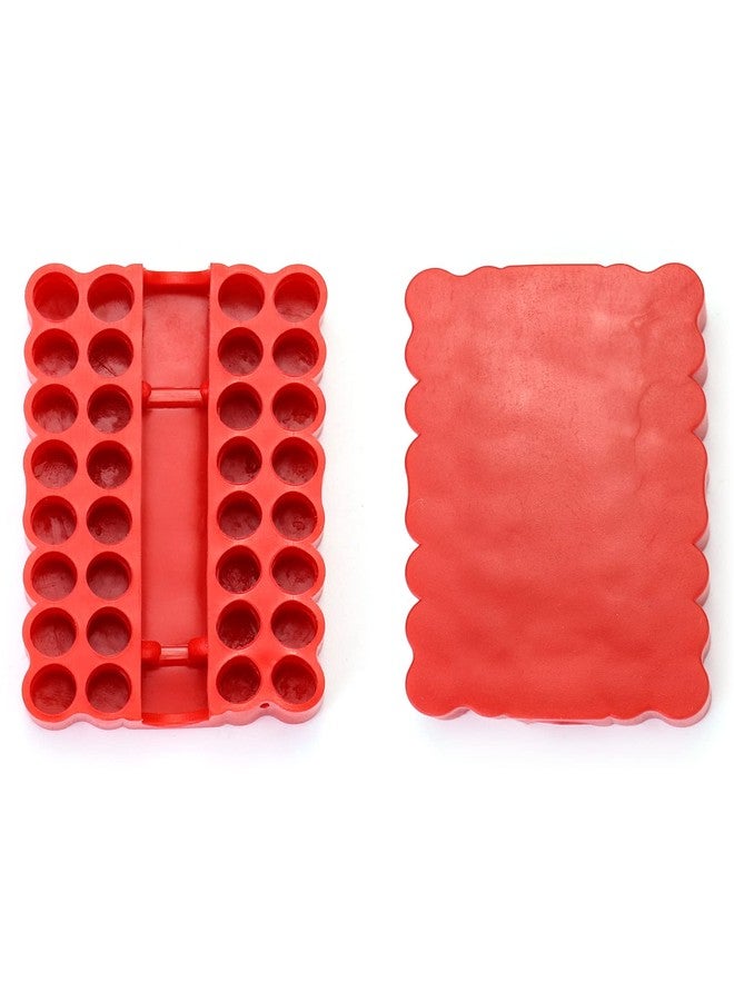 QWORK Screw Bit Holder Storage Box, 4 Pack 33 Hole Hex Bit Holder Rack - Image 2