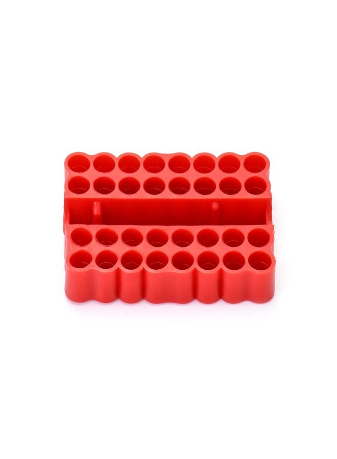 QWORK Screw Bit Holder Storage Box, 4 Pack 33 Hole Hex Bit Holder Rack - Image 3